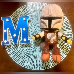 Star Wars The Mandalorian 11" Mattel Stuffed Toy W/ Cape;